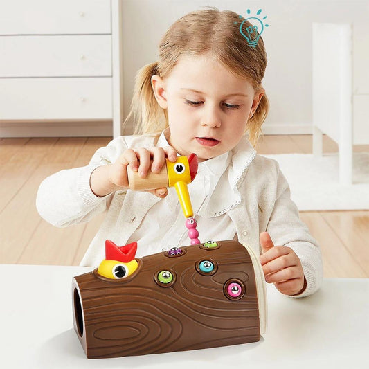 FeedingWood™ Jouets de pic magnétique attrape-ver | jeux enfants - LES PTITS BB